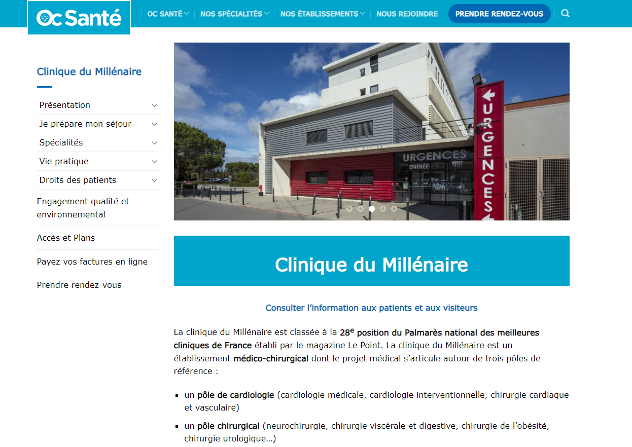 Clinique du Millénaire - Montpellier