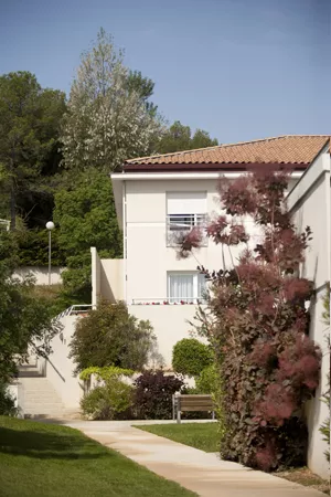 Vue de l'EHPAD Les Aigueillères, maison de retraite près de Montpellier